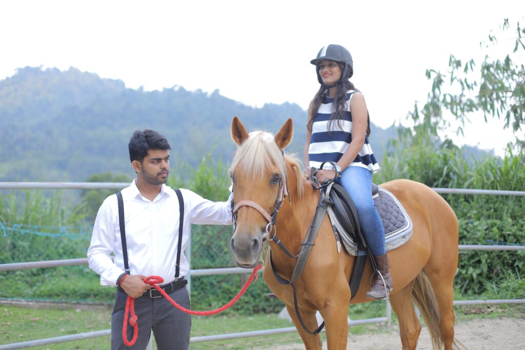 Hippotherapy session