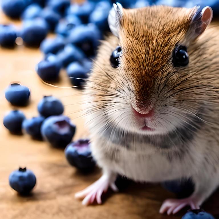 can gerbils eat blueberries