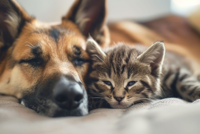 cat and dog
