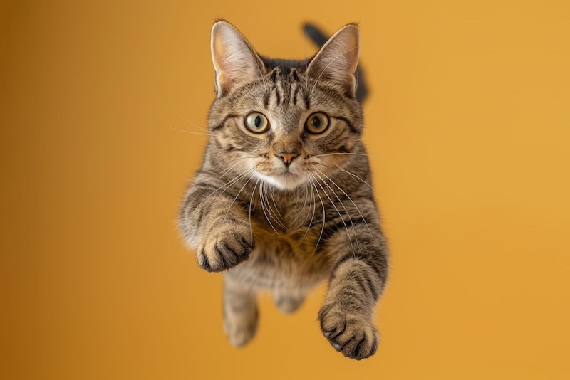 cat jumping