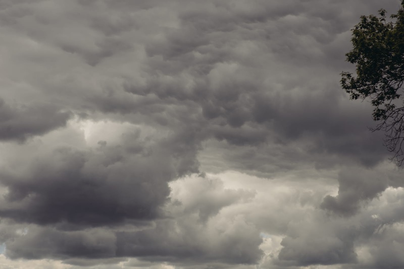 dark clouds